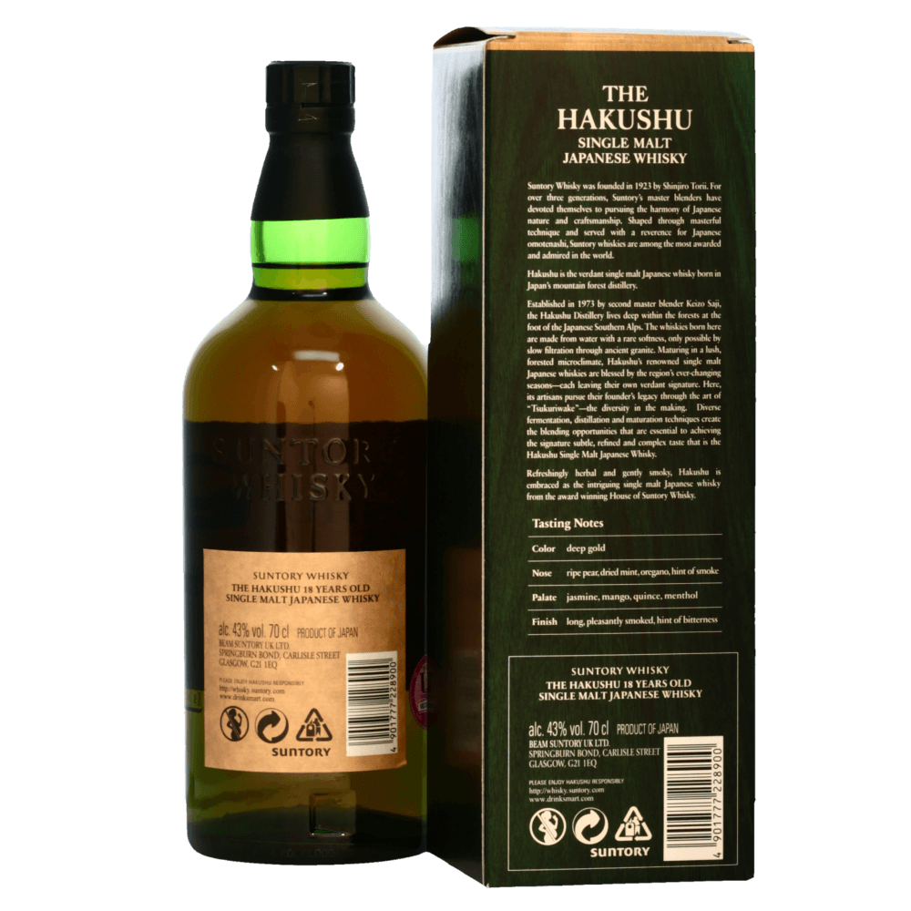 18YO Single Malt Centenary Japanese Whisky 700mL